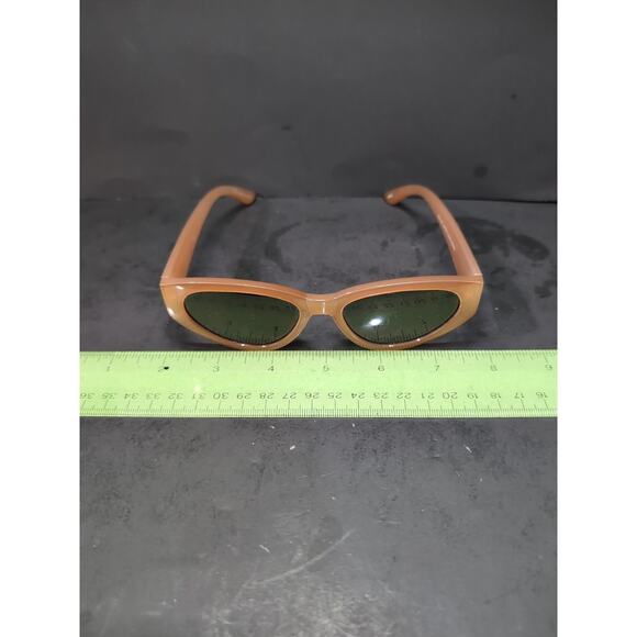 Taylor Cateye Sunglasses, Glamour‎ Cat Eye Shades, Tan Beige, Fashion Eyewear - Picture 6 of 6